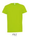 Kinder Sportshirt Raglan Sols 01166 neon Groen